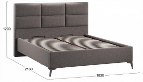 Кровать двуспальная Делана с ПМ Тип 1 в Покачах - pokachi.ok-mebel.com | фото 4