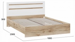 Кровать двуспальная Фьюжн ТД-260.01.03 в Покачах - pokachi.ok-mebel.com | фото 3