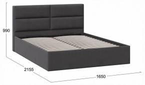 Кровать двуспальная Глосс с ПМ Тип 1 в Покачах - pokachi.ok-mebel.com | фото 4