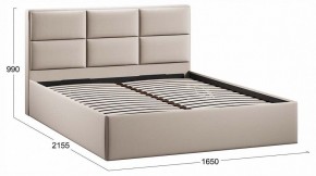 Кровать двуспальная Стелла с ПМ Тип 1 в Покачах - pokachi.ok-mebel.com | фото 3