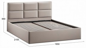 Кровать двуспальная Стелла с ПМ Тип 1 в Покачах - pokachi.ok-mebel.com | фото 4