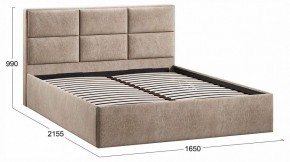 Кровать двуспальная Стелла с ПМ Тип 1 в Покачах - pokachi.ok-mebel.com | фото 4
