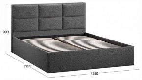 Кровать двуспальная Стелла с ПМ Тип 1 в Покачах - pokachi.ok-mebel.com | фото 4