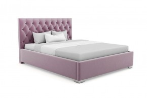 Кровать Ева интерьерная +основание (80х200) 1 кат. ткани в Покачах - pokachi.ok-mebel.com | фото