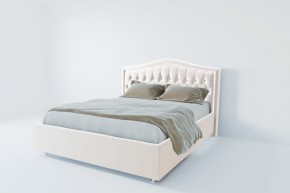 Кровать Калининград с ПМ 800 (экокожа белая) в Покачах - pokachi.ok-mebel.com | фото 2
