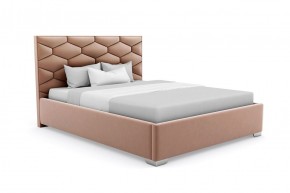 Кровать Коралл интерьерная +основание (200х200) в Покачах - pokachi.ok-mebel.com | фото