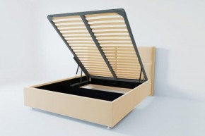 Кровать Корсика с ПМ 1800 (экокожа бежевая) в Покачах - pokachi.ok-mebel.com | фото