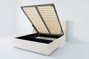 Кровать Корсика с ПМ 1800 (экокожа белая) в Покачах - pokachi.ok-mebel.com | фото