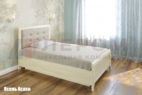 Кровать КР-1031 с мягким изголовьем в Покачах - pokachi.ok-mebel.com | фото