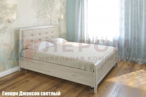 Кровать КР-2033 с мягким изголовьем в Покачах - pokachi.ok-mebel.com | фото