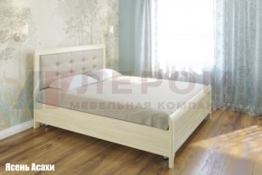 Кровать КР-2034 с мягким изголовьем в Покачах - pokachi.ok-mebel.com | фото 2