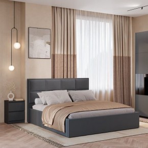 Кровать Линда КР-16 (Графит) 1600 в Покачах - pokachi.ok-mebel.com | фото 2