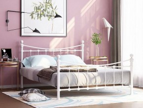 Кровать металлическая "Эльда" Белый в Покачах - pokachi.ok-mebel.com | фото