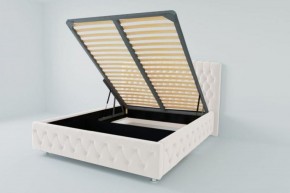 Кровать Нягань с ПМ 900 (экокожа белая) в Покачах - pokachi.ok-mebel.com | фото 2
