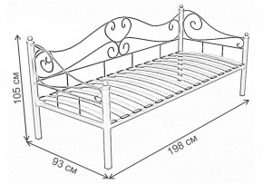 Кровать односпальная Венеция в Покачах - pokachi.ok-mebel.com | фото 3