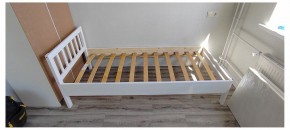 Кровать полутораспальная Белая эмаль в Покачах - pokachi.ok-mebel.com | фото 2