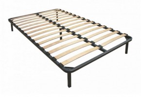 Кровать "Вена" 1600 СТАНДАРТ Вариант 3 Мора коричневый + ортопедическое основание на 5 опорах в Покачах - pokachi.ok-mebel.com | фото 2