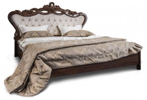 Кровать с мягким изголовьем Афина 1600 (караваджо) ламели в Покачах - pokachi.ok-mebel.com | фото