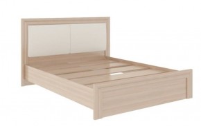 Кровать 1.6 Глэдис М31 с настилом и мягкой частью (ЯШС/Белый) в Покачах - pokachi.ok-mebel.com | фото 2