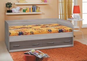 Кровать с ящиками Сказка 800 в Покачах - pokachi.ok-mebel.com | фото 1