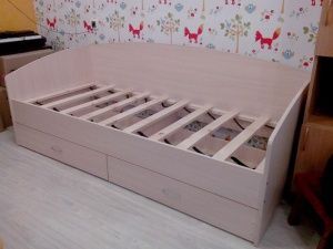 Кровать Соло-софа 1 с ящиками в Покачах - pokachi.ok-mebel.com | фото 2