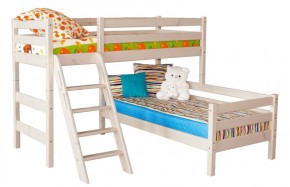 Кровать угловая с наклонной лестницей Соня (Вариант 8) в Покачах - pokachi.ok-mebel.com | фото 2