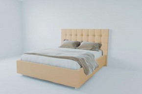 Кровать Венеция без основания 2000 (экокожа бежевая) в Покачах - pokachi.ok-mebel.com | фото