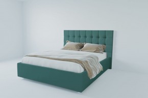 Кровать Венеция с ПМ 1200 (велюр бирюзовый) в Покачах - pokachi.ok-mebel.com | фото 2