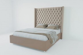 Кровать Версаль ЛЮКС без основания 1200 (велюр серый) в Покачах - pokachi.ok-mebel.com | фото