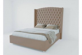 Кровать Версаль ЛЮКС с ПМ 1200 (велюр темно-серый) в Покачах - pokachi.ok-mebel.com | фото