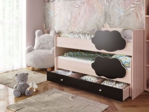 Кровать выкатная Соник на щитах (800*1600) с бортиком + ящик в Покачах - pokachi.ok-mebel.com | фото