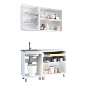 Кухня Айсбери 1.2 м (Белый/Дуб Сонома) в Покачах - pokachi.ok-mebel.com | фото 2
