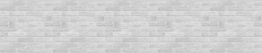 Кухонный фартук 610х3000х1,5 (композит) КМ Кирпич серый в Покачах - pokachi.ok-mebel.com | фото