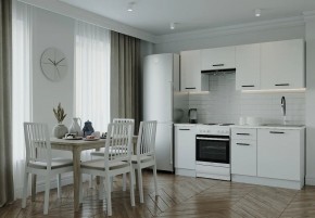 Кухонный гарнитур Белый Глянец 2000 (Стол. 38мм) в Покачах - pokachi.ok-mebel.com | фото