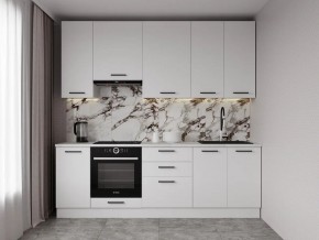 Кухонный гарнитур Белый Глянец 2400 h950 (Стол. 38мм) в Покачах - pokachi.ok-mebel.com | фото