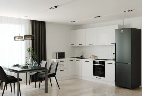 Кухонный гарнитур Белый Глянец 2600*1600 (Стол. 26мм) в Покачах - pokachi.ok-mebel.com | фото