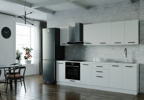Кухонный гарнитур Белый Глянец 2800 (Стол. 38мм) в Покачах - pokachi.ok-mebel.com | фото