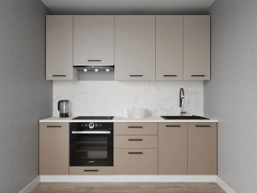 Кухонный гарнитур Каппучино 2400 h950 (Стол. 26мм) в Покачах - pokachi.ok-mebel.com | фото