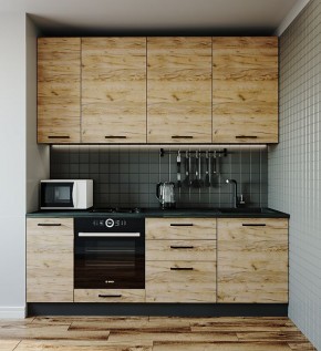 Кухонный гарнитур Крафт 2200 (Стол. 26мм) в Покачах - pokachi.ok-mebel.com | фото