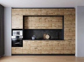 Кухонный гарнитур Крафт 3400 (Стол. 38мм) в Покачах - pokachi.ok-mebel.com | фото