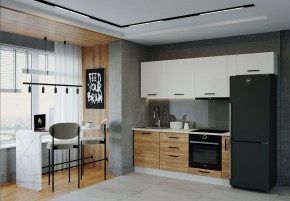 Кухонный гарнитур Лада 2550 (Стол. 38мм) в Покачах - pokachi.ok-mebel.com | фото