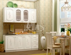 ЛИЗА-2 Кухонный гарнитур 1,7 Белый глянец холодный в Покачах - pokachi.ok-mebel.com | фото