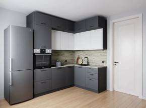 Кухонный гарнитур Меренга 2200*1700 (Стол. 38мм) в Покачах - pokachi.ok-mebel.com | фото