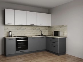 Кухонный гарнитур Меренга 2600*1600 (Стол. 38мм) в Покачах - pokachi.ok-mebel.com | фото