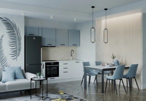 Кухонный гарнитур Ниагара 2550 (Стол. 38мм) в Покачах - pokachi.ok-mebel.com | фото