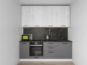 Кухонный гарнитур Санторини 2200 h 950 (Стол. 26мм) в Покачах - pokachi.ok-mebel.com | фото
