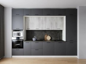 Кухонный гарнитур Санторини 3400 (Стол. 26мм) в Покачах - pokachi.ok-mebel.com | фото