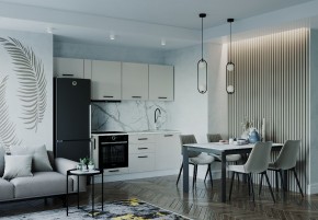 Кухонный гарнитур Шампань 2550 (Стол. 38мм) в Покачах - pokachi.ok-mebel.com | фото