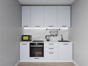 Кухонный гарнитур Смоки 2200 h950 (Стол. 38 мм) в Покачах - pokachi.ok-mebel.com | фото