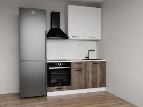 Кухонный гарнитур Старое Дерево 1600 h950 (Стол. 26мм) в Покачах - pokachi.ok-mebel.com | фото